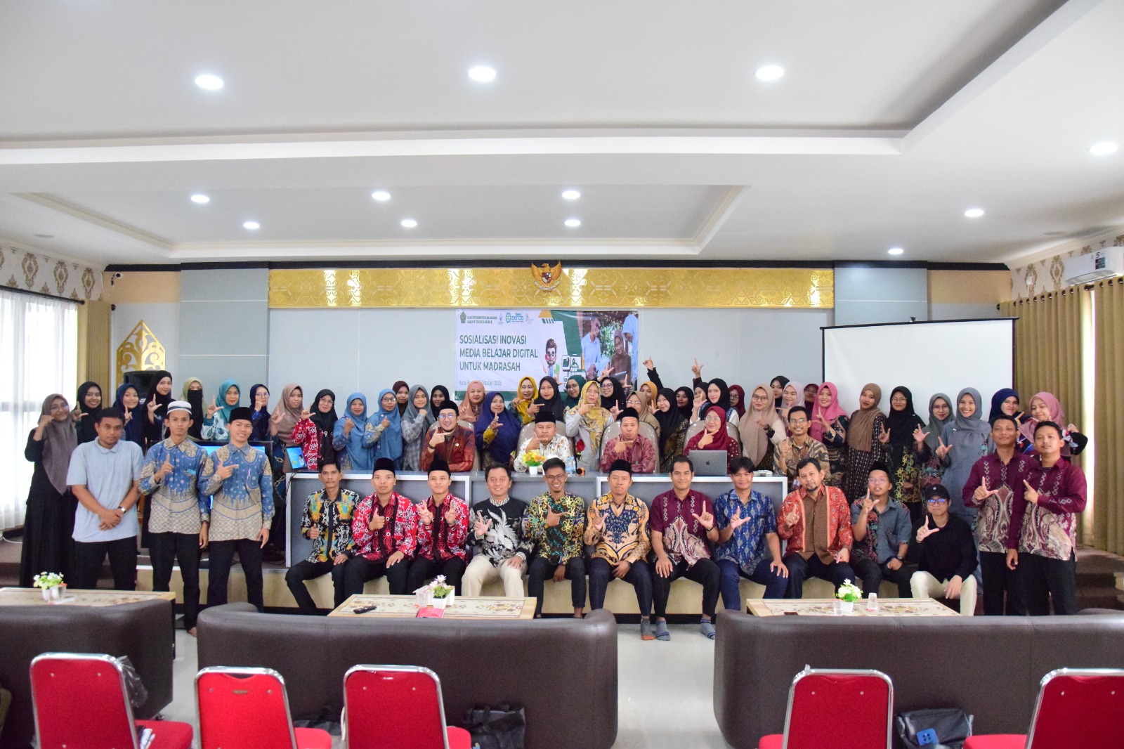 Peserta sosialisasi inovasi media belajar digital untuk madrasah